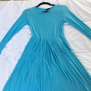 • baby blue maxi dress 👗 •